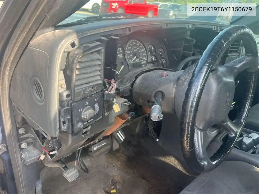 2000 Chevrolet Silverado K1500 VIN: 2GCEK19T6Y1150679 Lot: 42812660