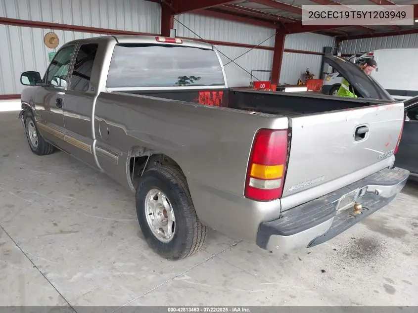 2000 Chevrolet Silverado 1500 Ls VIN: 2GCEC19T5Y1203949 Lot: 42813463