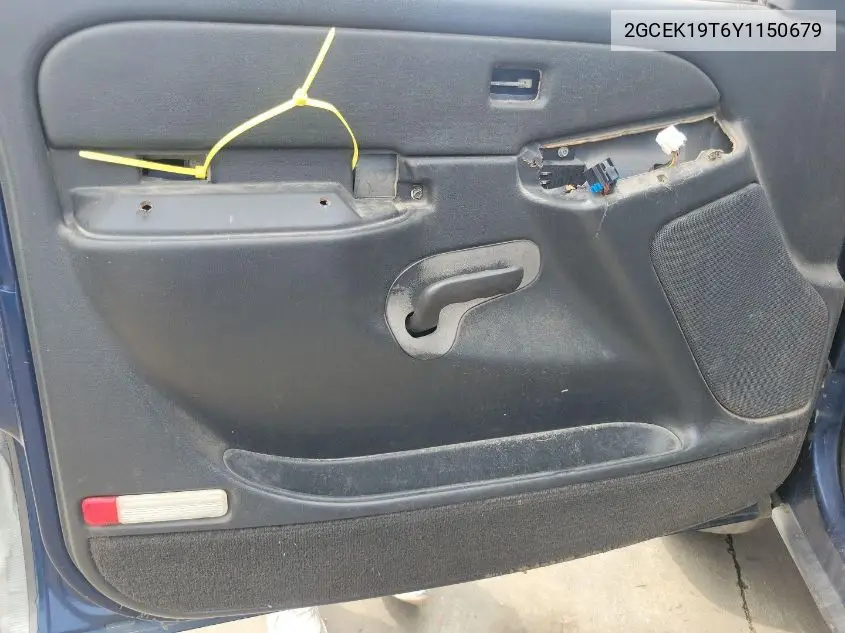 2gcek19t6y1150679 2GCEK19T6Y1150679 2000 Chevrolet Silverado 1500 Ls