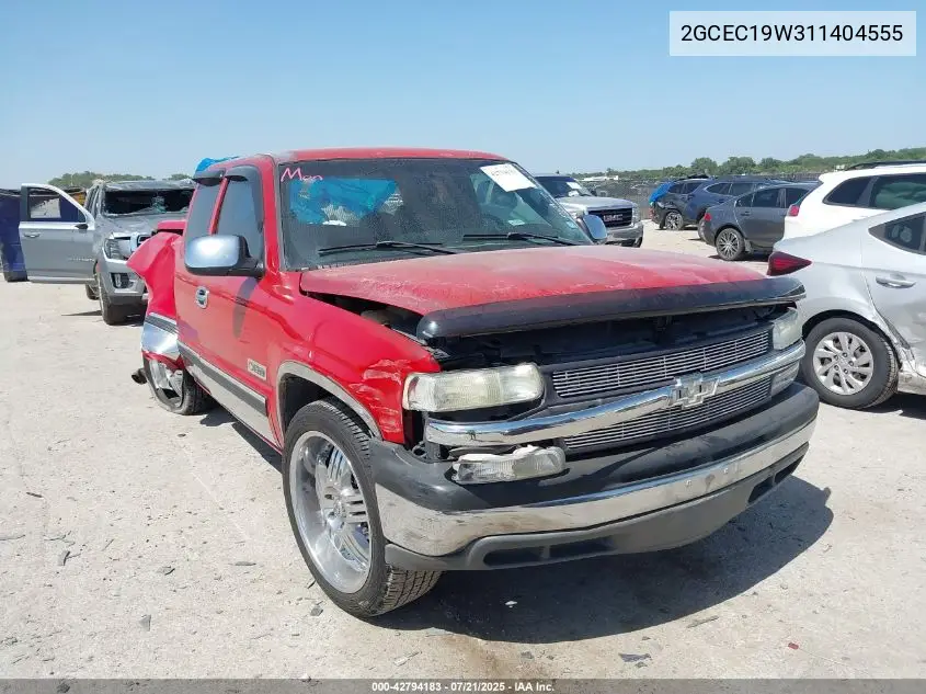 2001 Chevrolet Silverado 1500 Ls VIN: 2GCEC19W311404555 Lot: 42794183