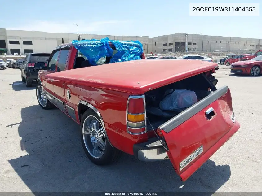 2001 Chevrolet Silverado 1500 Ls VIN: 2GCEC19W311404555 Lot: 42794183