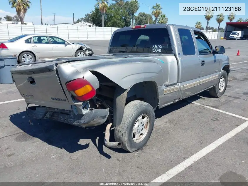 2001 Chevrolet Silverado 1500 Ls VIN: 2GCEC19T211123188 Lot: 42824953