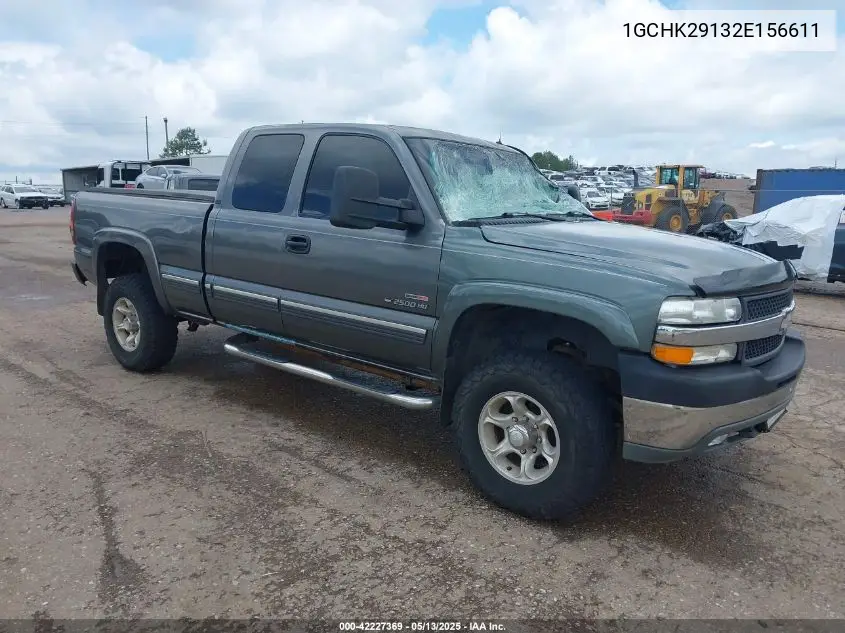 2002 Chevrolet Silverado 2500Hd Lt VIN: 1GCHK29132E156611 Lot: 42227369