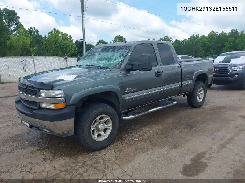 2002 Chevrolet Silverado 2500Hd Lt VIN: 1GCHK29132E156611 Lot: 42227369