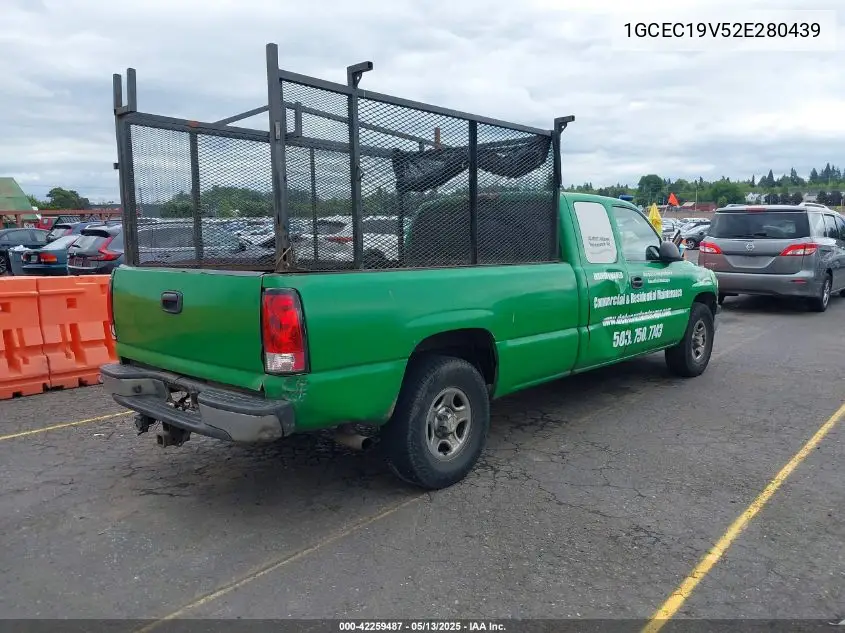 2002 Chevrolet Silverado 1500 VIN: 1GCEC19V52E280439 Lot: 42259487