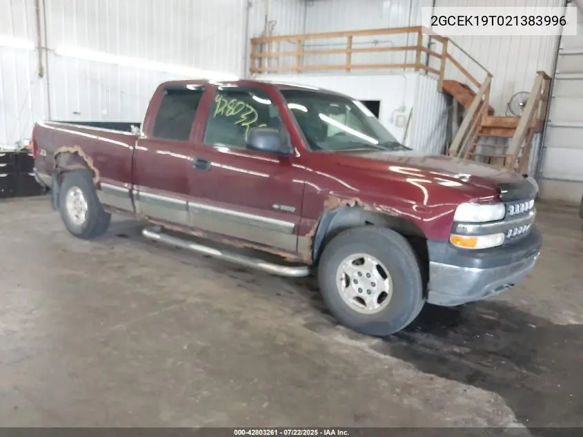2002 Chevrolet Silverado 1500 Ls VIN: 2GCEK19T021383996 Lot: 42803261