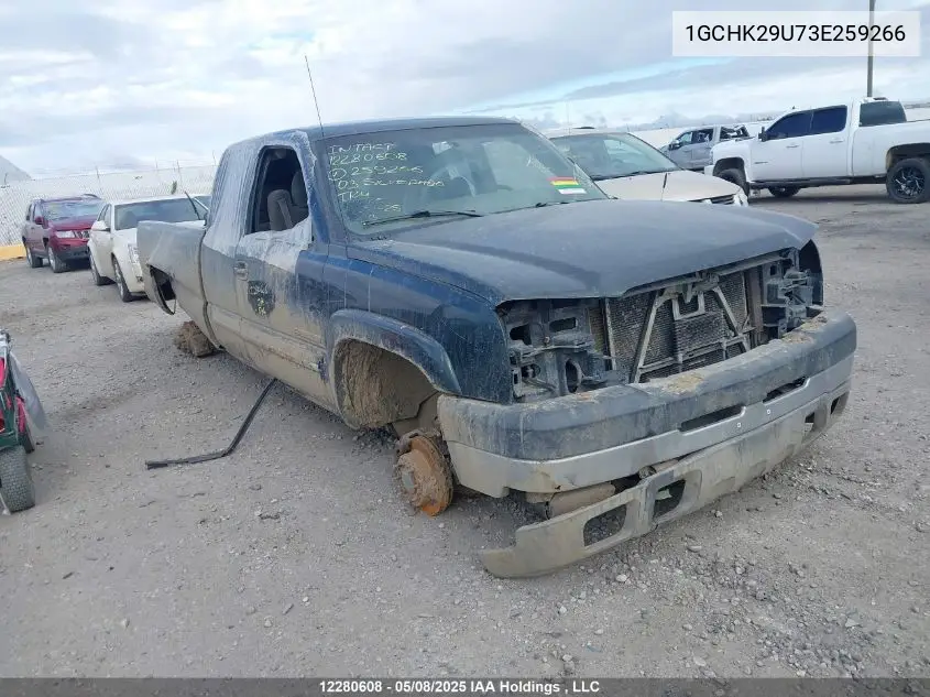 2003 Chevrolet Silverado K2500 Heavy Duty VIN: 1GCHK29U73E259266 Lot: 12280608