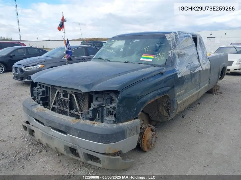 2003 Chevrolet Silverado K2500 Heavy Duty VIN: 1GCHK29U73E259266 Lot: 12280608