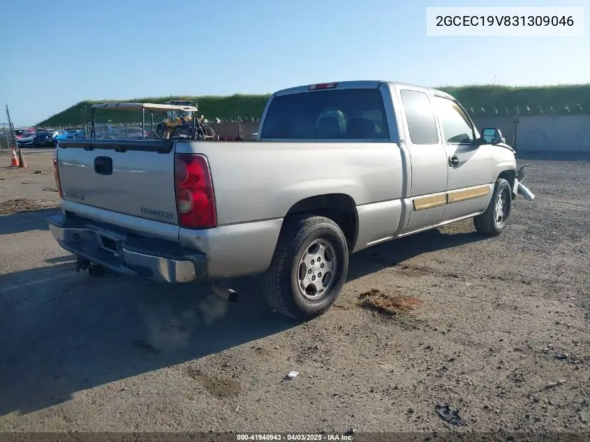 2003 Chevrolet Silverado 1500 Ls VIN: 2GCEC19V831309046 Lot: 41948943