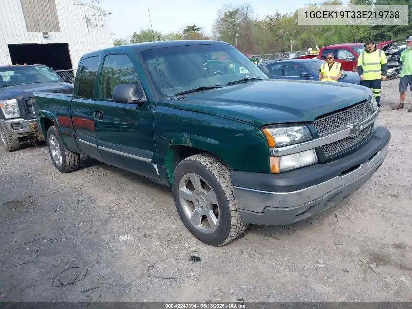 2003 Chevrolet Silverado K1500 VIN: 1GCEK19T33E219738 Lot: 42247394