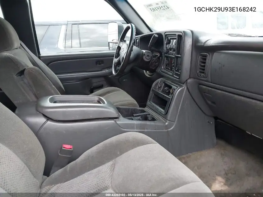 2003 Chevrolet Silverado 2500Hd Ls VIN: 1GCHK29U93E168242 Lot: 42255103