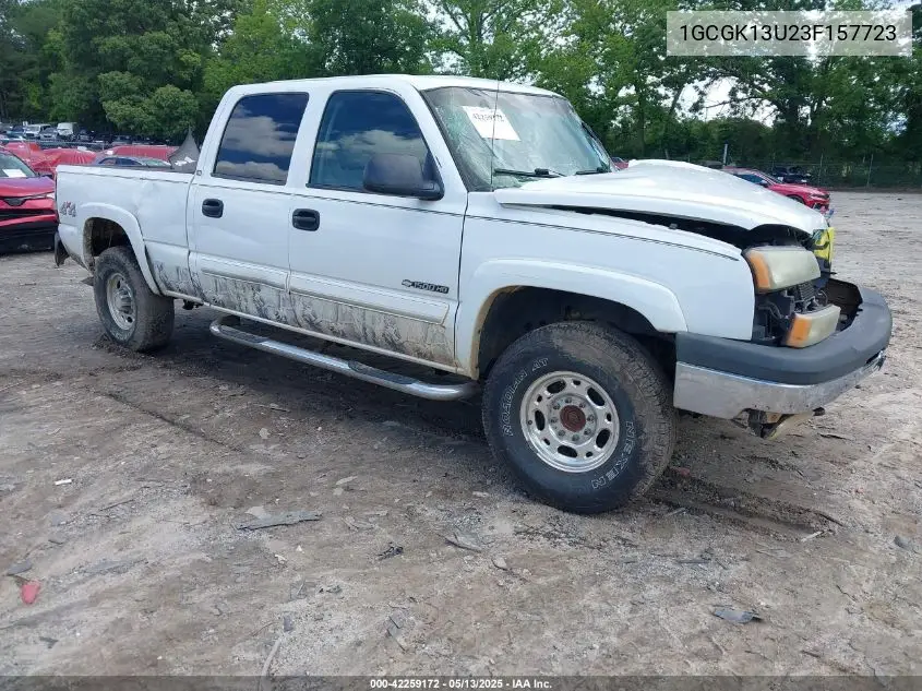 2003 Chevrolet Silverado 1500Hd Ls VIN: 1GCGK13U23F157723 Lot: 42259172