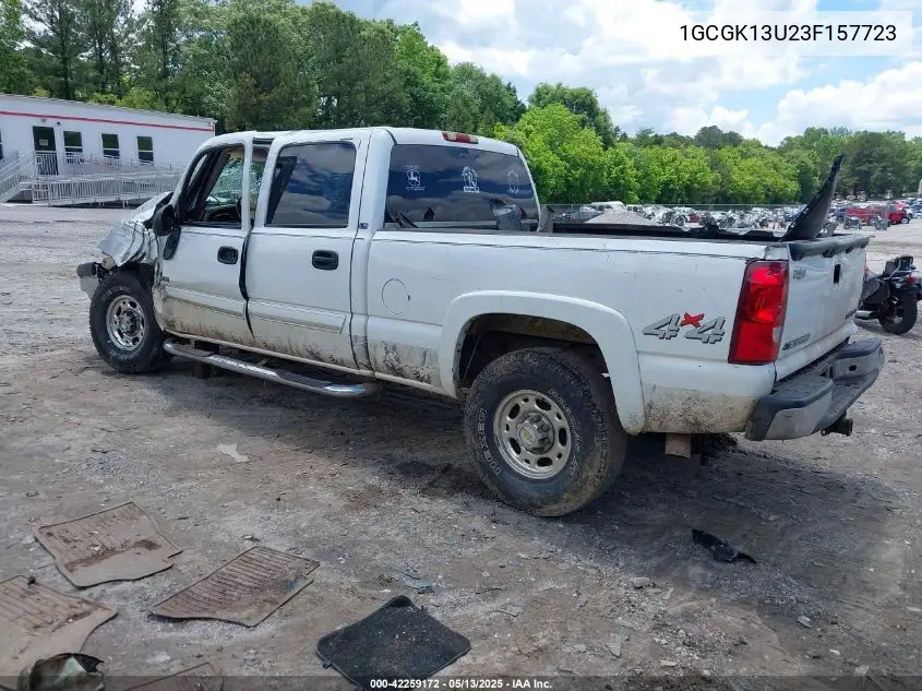 2003 Chevrolet Silverado 1500Hd Ls VIN: 1GCGK13U23F157723 Lot: 42259172