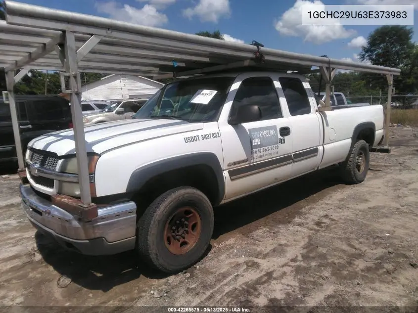 2003 Chevrolet Silverado 2500Hd VIN: 1GCHC29U63E373983 Lot: 42265575