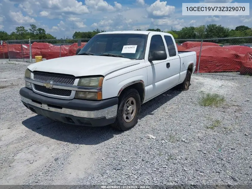 2003 Chevrolet Silverado 1500 VIN: 1GCEC19V73Z329070 Lot: 42765021