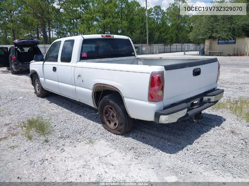2003 Chevrolet Silverado 1500 VIN: 1GCEC19V73Z329070 Lot: 42765021
