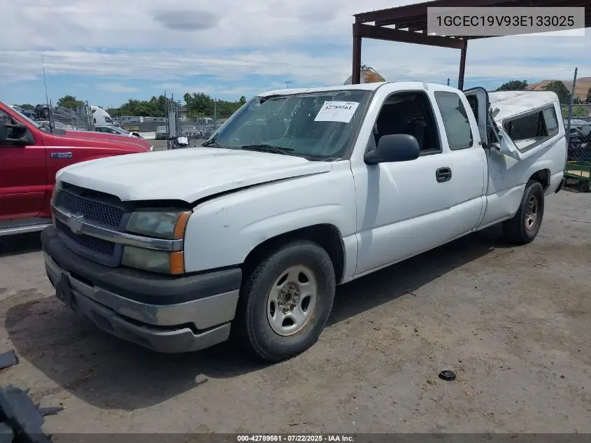 2003 Chevrolet Silverado 1500 VIN: 1GCEC19V93E133025 Lot: 42789561