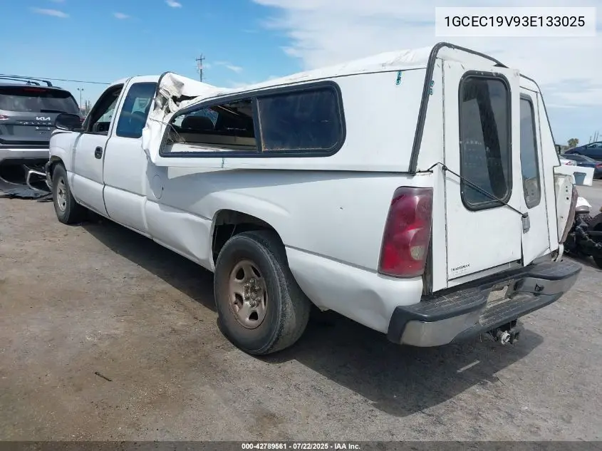 2003 Chevrolet Silverado 1500 VIN: 1GCEC19V93E133025 Lot: 42789561