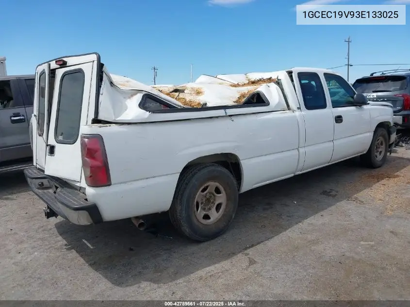 2003 Chevrolet Silverado 1500 VIN: 1GCEC19V93E133025 Lot: 42789561