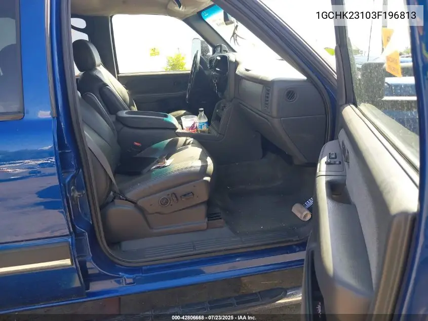 2003 Chevrolet Silverado K2500 Heavy Duty VIN: 1GCHK23103F196813 Lot: 42806668