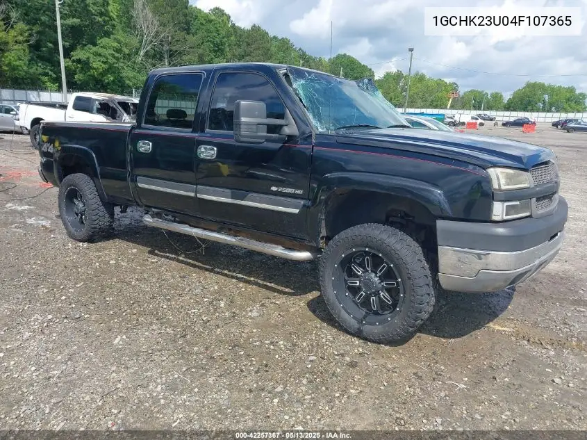 2004 Chevrolet Silverado 2500Hd Ls VIN: 1GCHK23U04F107365 Lot: 42257367