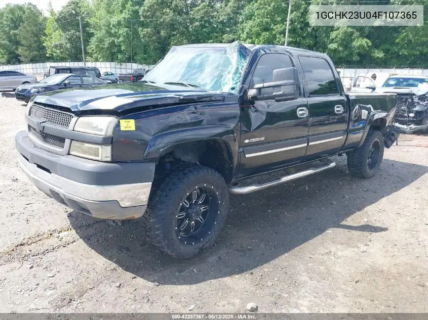2004 Chevrolet Silverado 2500Hd Ls VIN: 1GCHK23U04F107365 Lot: 42257367
