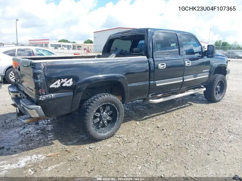 2004 Chevrolet Silverado 2500Hd Ls VIN: 1GCHK23U04F107365 Lot: 42257367