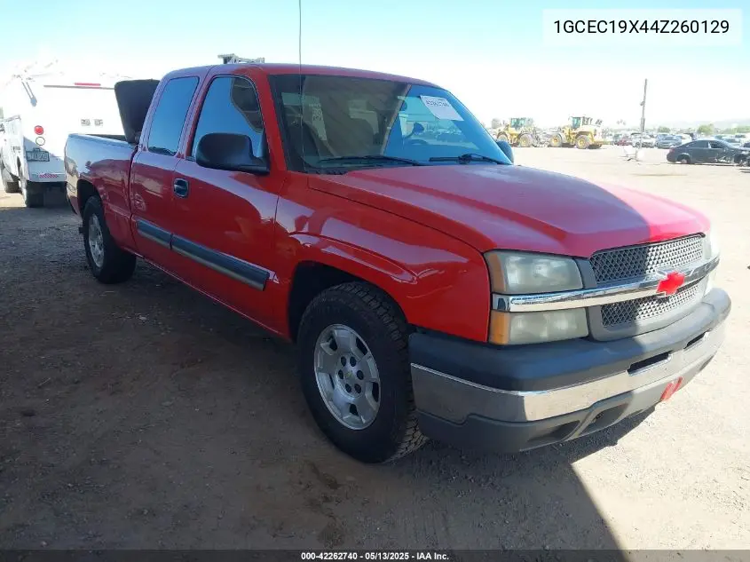2004 Chevrolet Silverado 1500 VIN: 1GCEC19X44Z260129 Lot: 42262740