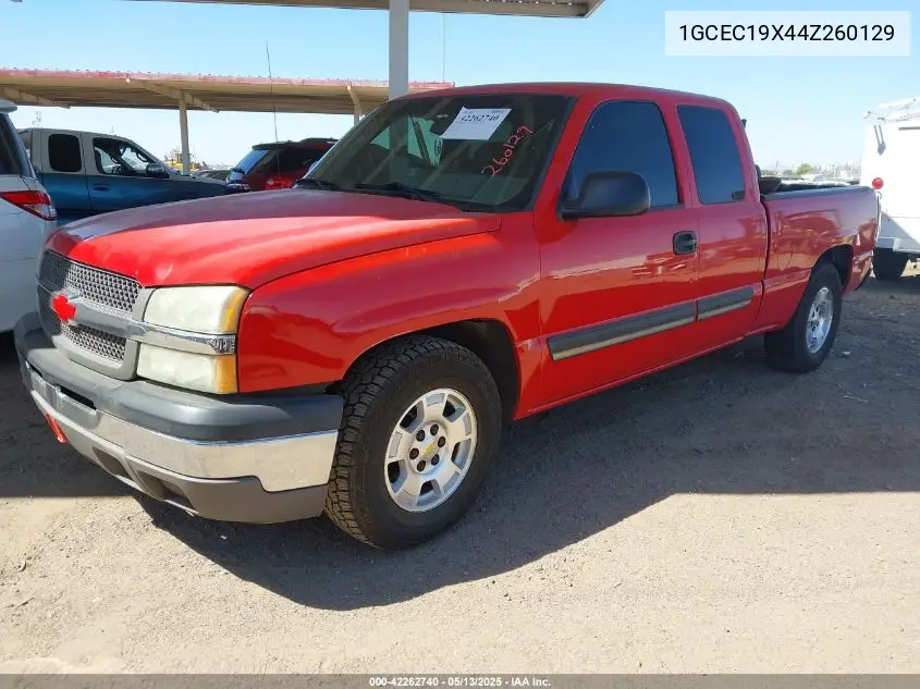 2004 Chevrolet Silverado 1500 VIN: 1GCEC19X44Z260129 Lot: 42262740