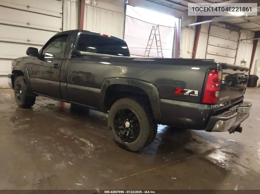2004 Chevrolet Silverado 1500 Z71 VIN: 1GCEK14T04E221861 Lot: 42807096