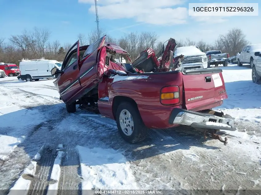 2005 Chevrolet Silverado 1500 Lt VIN: 1GCEC19T15Z296326 Lot: 41604712