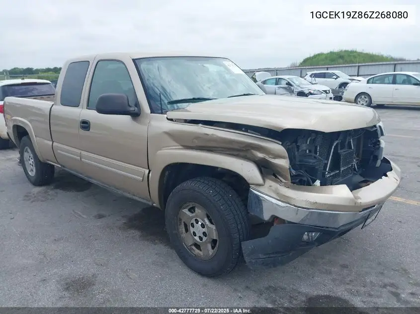 2006 Chevrolet Silverado 1500 Lt1 VIN: 1GCEK19Z86Z268080 Lot: 42777729