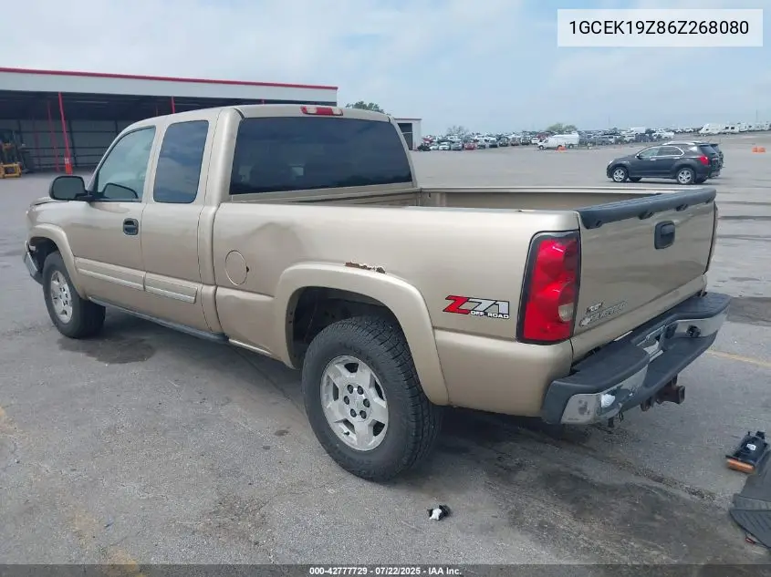 2006 Chevrolet Silverado 1500 Lt1 VIN: 1GCEK19Z86Z268080 Lot: 42777729