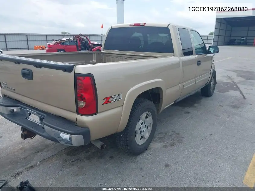 2006 Chevrolet Silverado 1500 Lt1 VIN: 1GCEK19Z86Z268080 Lot: 42777729