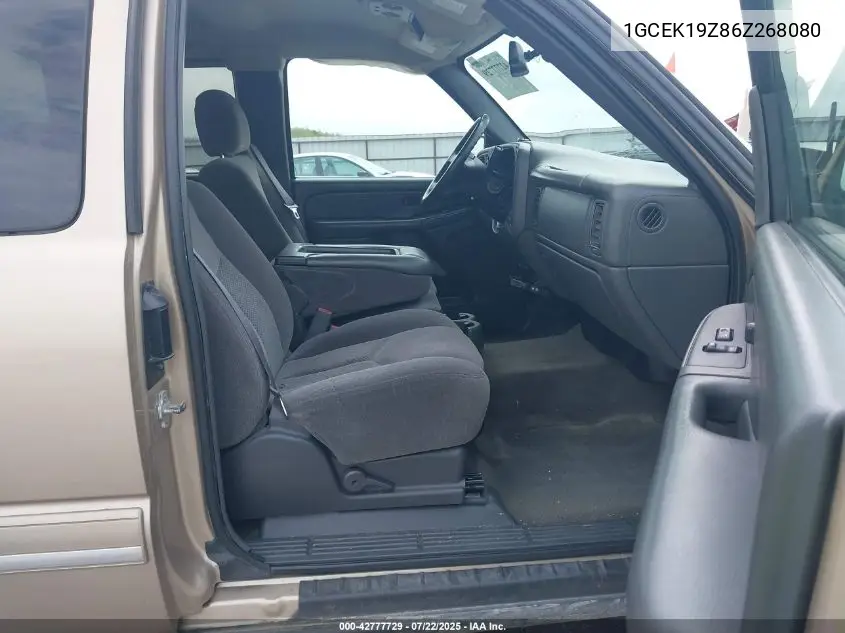2006 Chevrolet Silverado 1500 Lt1 VIN: 1GCEK19Z86Z268080 Lot: 42777729