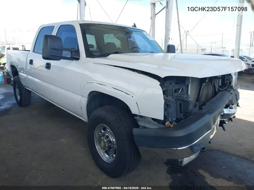 2007 Chevrolet Silverado 2500Hd Classic Lt2 VIN: 1GCHK23D57F157098 Lot: 41987900
