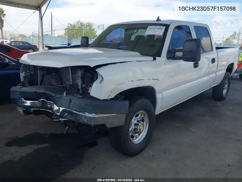 2007 Chevrolet Silverado 2500Hd Classic Lt2 VIN: 1GCHK23D57F157098 Lot: 41987900