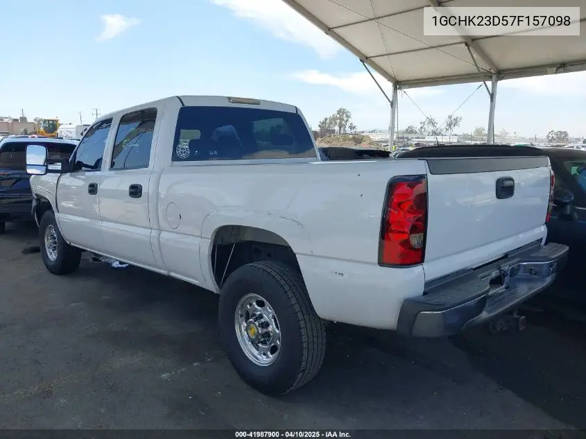 2007 Chevrolet Silverado 2500Hd Classic Lt2 VIN: 1GCHK23D57F157098 Lot: 41987900