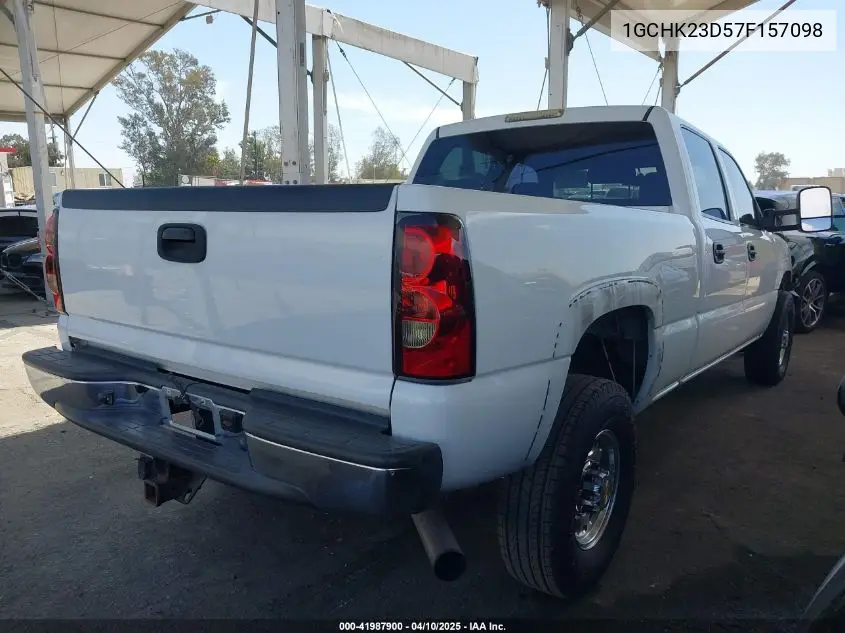 2007 Chevrolet Silverado 2500Hd Classic Lt2 VIN: 1GCHK23D57F157098 Lot: 41987900