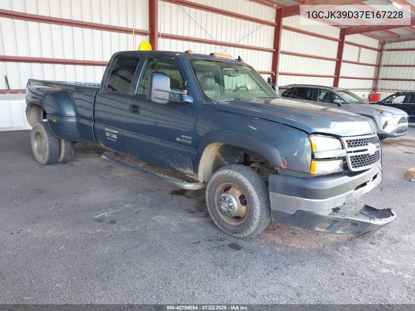 2007 Chevrolet Silverado 3500 Classic Lt3 VIN: 1GCJK39D37E167228 Lot: 42798094