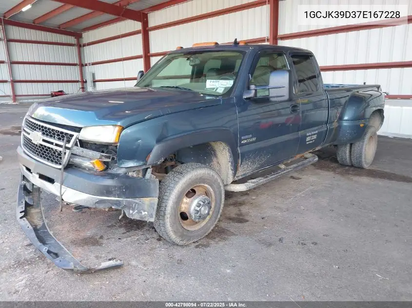 2007 Chevrolet Silverado 3500 Classic Lt3 VIN: 1GCJK39D37E167228 Lot: 42798094