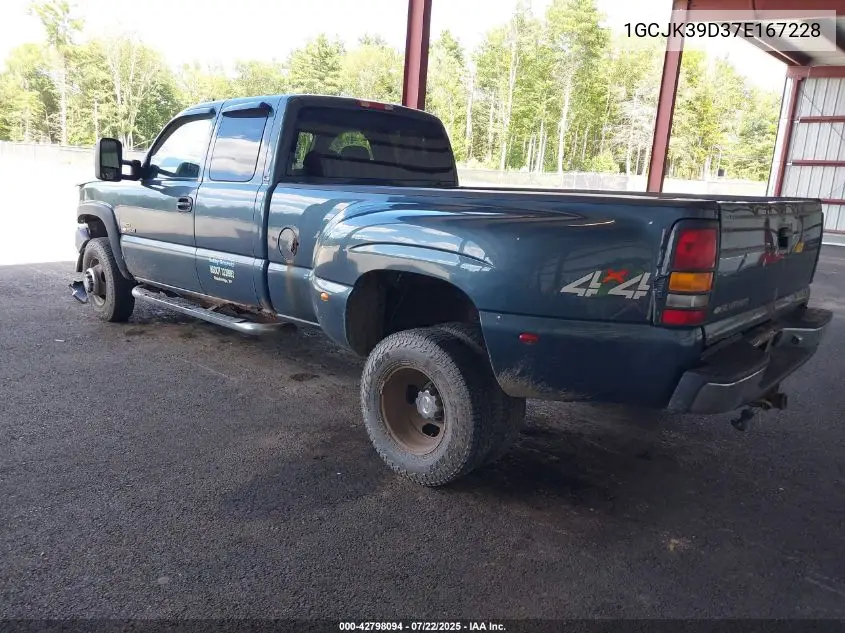 2007 Chevrolet Silverado 3500 Classic Lt3 VIN: 1GCJK39D37E167228 Lot: 42798094