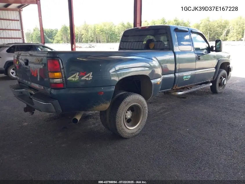 2007 Chevrolet Silverado 3500 Classic Lt3 VIN: 1GCJK39D37E167228 Lot: 42798094