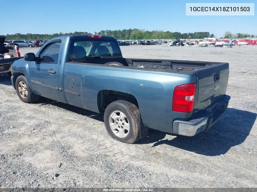 2008 Chevrolet Silverado 1500 Work Truck VIN: 1GCEC14X18Z101503 Lot: 41933652