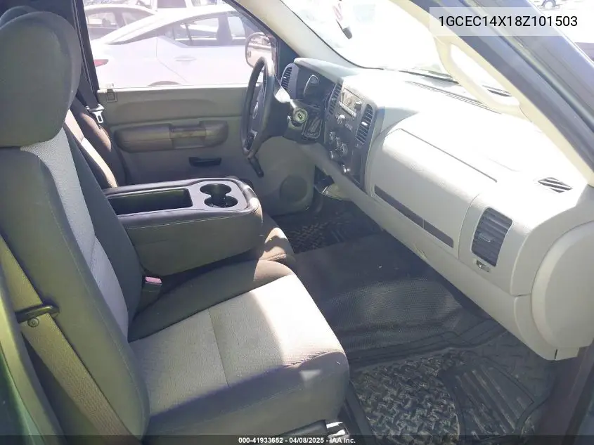 2008 Chevrolet Silverado 1500 Work Truck VIN: 1GCEC14X18Z101503 Lot: 41933652