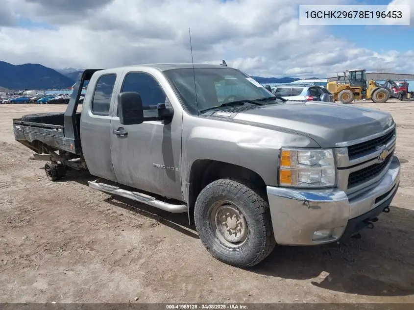 2008 Chevrolet Silverado 2500Hd Lt1 VIN: 1GCHK29678E196453 Lot: 41989128