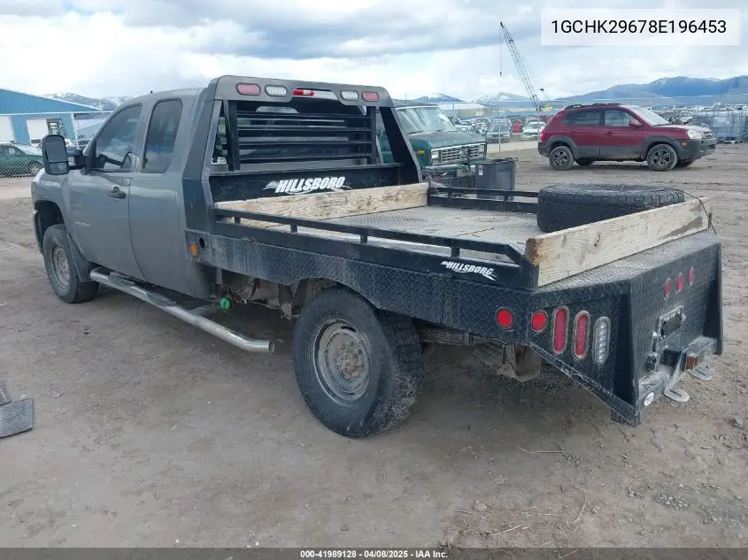 2008 Chevrolet Silverado 2500Hd Lt1 VIN: 1GCHK29678E196453 Lot: 41989128