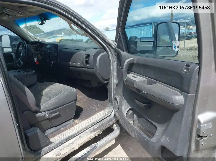 2008 Chevrolet Silverado 2500Hd Lt1 VIN: 1GCHK29678E196453 Lot: 41989128