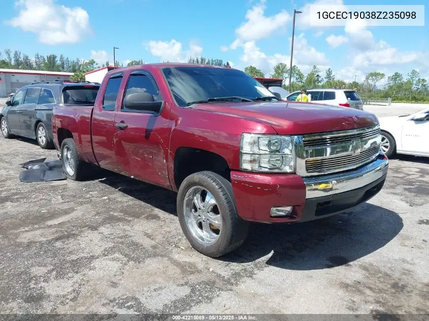 2008 Chevrolet Silverado 1500 Lt1 VIN: 1GCEC19038Z235098 Lot: 42215089