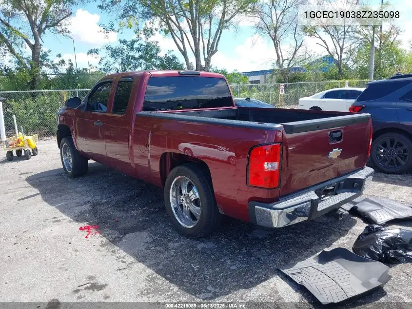 2008 Chevrolet Silverado 1500 Lt1 VIN: 1GCEC19038Z235098 Lot: 42215089